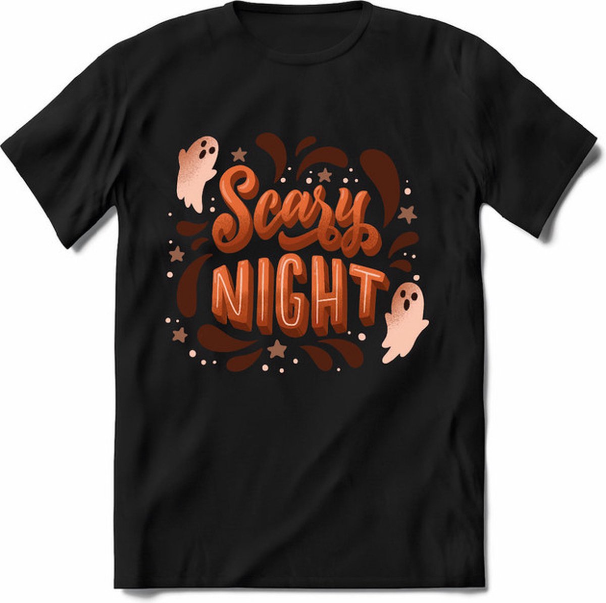 Halloween T-Shirt | Horror  Kleding Heren / Dames | Weerwolf , Monster , Vleermuis en Pompoen  Shirt |